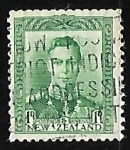 Sellos de Oceania - Nueva Zelanda -  King George VI