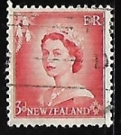 Stamps New Zealand -  Queen Elizabeth II