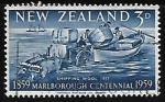 Stamps New Zealand -  Barco