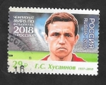 Stamps : Europe : Russia :  7773 - G.S. Husainov, leyenda del futbol ruso