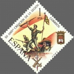 Stamps Spain -  ESPAÑA 1971 2043 Sello Nuevo L Aniversario de la Legión Tercio Duque de Alba