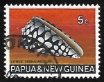 Stamps Papua New Guinea -  Conus marmoreus