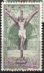 Stamps Spain -  ESPAÑA 1971 2051 Sello Nuevo Año Santo Compostelano Crucifijo Sta. Mª de la Reina