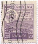 Stamps Bolivia -  Conmemoracion del IV Centenario de la aparicion del señor de la Vera Cruz