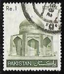 Sellos del Mundo : Asia : Pakistán : Mausoleum of Ibrahim Khan Makli Thatta