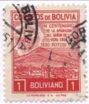 Sellos de America - Bolivia -  Conmemoracion del IV Centenario de la aparicion del señor de la Vera Cruz