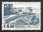 Stamps Peru -  Puerto de Matarani