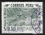 Stamps Peru -  Cultivo del maiz