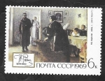 Stamps Russia -  3514 - 125 Anivº del nacimiento del pintor I.E. Repine