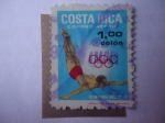 Stamps Costa Rica -  Olimpiada Mexico 68