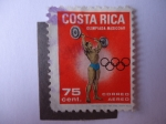 Stamps Costa Rica -  Olimpiada Mexico 68