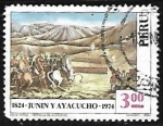 Sellos de America - Per� -  Batallas de Junin y Ayacucho