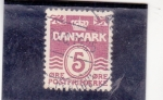 Stamps Denmark -  CIFRA Y CORONA