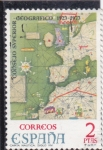 Stamps Spain -  CARTA NAUTICA SIGLO XIV (30)