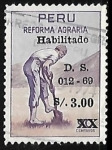 Stamps Peru -  Reforma agraria 