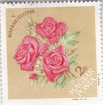 Stamps Hungary -  FLORES-ROSAS