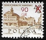 Stamps Poland -  Old Town Hall, 18th Cent.