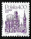 Stamps Poland -  Sandomir Town Hall