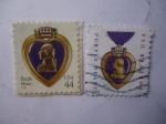 Stamps United States -  Purple Heart - Corazón Purpura.