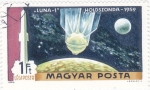 Stamps Hungary -  AERONAUTICA-LUNA-1