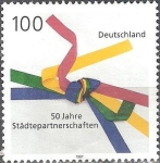 Stamps Germany -  50 años de hermanamiento de ciudades.