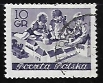 Stamps Poland -  Niños jugando