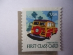 Stamps United States -  Tarjeta preclasificada de primera clase.