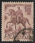 Sellos de Europa - Polonia -  Estatua de Prince Jozef Poniatowski