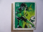Sellos de America - Estados Unidos -  Linterna Verde - Green Lantern.
