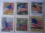 Stamps United States -  Bandera  de Estados Unidos