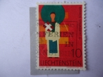 Stamps Liechtenstein -  Santa - St Laurentius Schaan