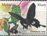Stamps Malaysia -  MARIPOSAS.  ATROPHANEURA  ARISTOLOCHIAE.  