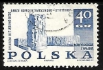 Stamps Poland -  Monumento en Stutthof