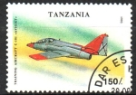 Stamps Tanzania -  AVION  JET  C - 101  DE  ENTRENAMIENTO  