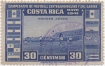 Sellos de America - Costa Rica -  Aereo Y & T Nº 55   Football