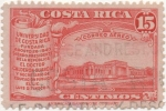 Stamps Costa Rica -  Aereo Y & T Nº 64   Universidad