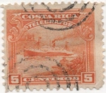 Stamps Costa Rica -  Telegrafo Y & T Nº 13