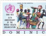 Stamps Dominica -  ONU- YENDO AL HOSPITAL 