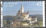 Stamps Germany -  castillos y palacios,castillo Marksburg.