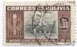 Sellos del Mundo : America : Bolivia : Conmemoracion del V Campeonato sudamericano de Atletismo