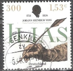 Stamps Germany -  250.º nacimiento Anniv. de Johann Heinrich Voss.
