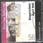 Stamps Germany -  Centenario de nacimiento de Hans von Dohnanyi (coordinador de resistencia alemán). 