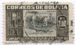 Stamps Bolivia -  Conmemoracion del V Campeonato sudamericano de Atletismo