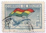 Sellos de America - Bolivia -  Conmemoracion del centenario de la bandera