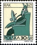 Stamps Poland -  Signos del Zodíaco