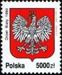 Sellos de Europa - Polonia -  Escudo Nacional  de Armas