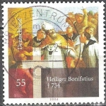 Stamps Germany -  1250 aniv de la muerte de San Bonifacio,misionero y reformador de la iglesia.