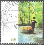 Stamps Germany -  Serie Correos 2005,Cartero con el barco de correo en el Spreewald.