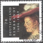 Sellos de Europa - Alemania -  400 aniversario de Rembrandt van Rijn.