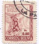Stamps Bolivia -  Conmemoracion del centenario de Eduardo Abaroa y repatriacion de sus restos - Heroes del Topater